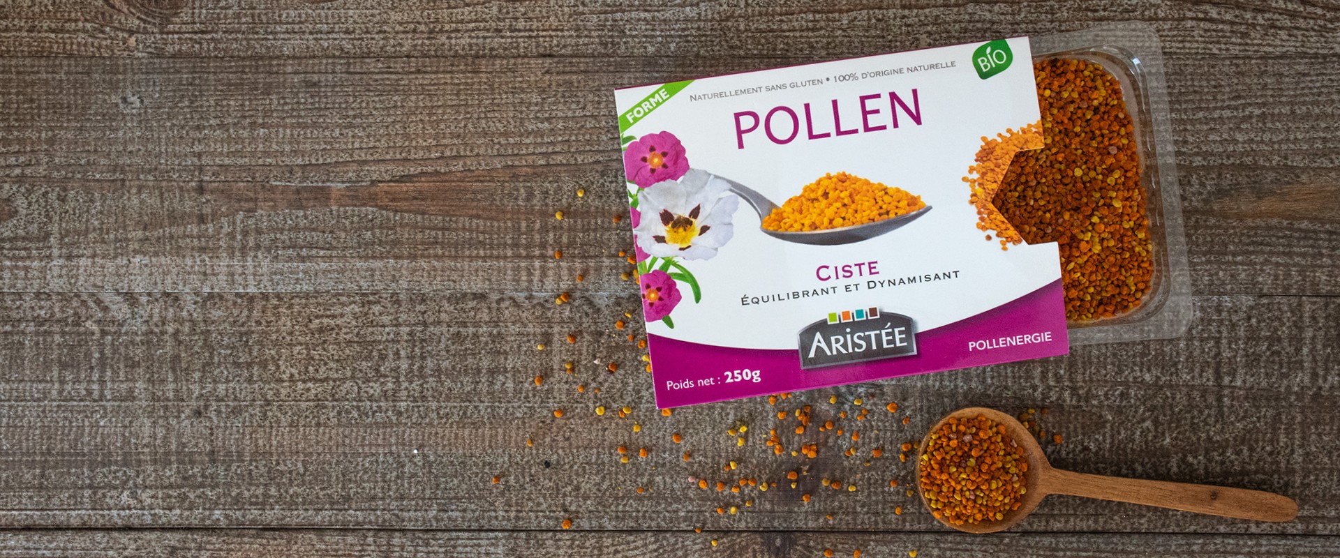 Préserver le pollen intact